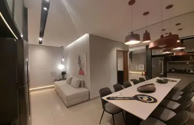 Apartamento para venda em uberlândia, chácaras tubalina, 2 dormitórios, 1 suíte, 2 banheiros, 1 vaga