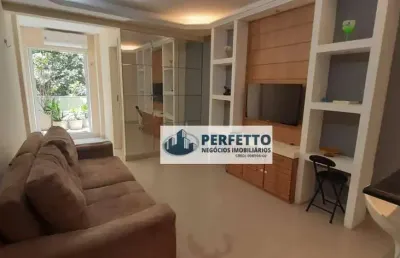 Aluga - copacabana - posto 6 - sala e quarto com varanda reformado e totalmente mobiliado