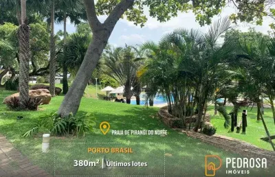 Lote de 380 m2 no porto brasil - exclusividade e qualidade de vida - situado na rua princial