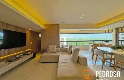 Apartamento com 157 m2 - 3 suítes - mobiliado - tirol garden - alto padrão - 3 vagas - financiável