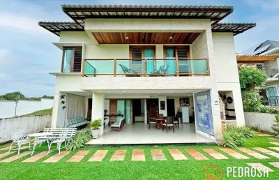 Casa com 298 m2 - 4 suítes - área gourmet - vila dos lagos (p. negra) - 4 vagas - financiavel