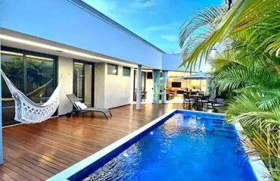 Casa térrea com 272 m2 - 4 suítes - mobiliada - flora boulevard - altíssimo padrao