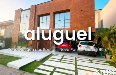 *aluguel* - casa condomínio - 380m2 - bosque dos poetas
