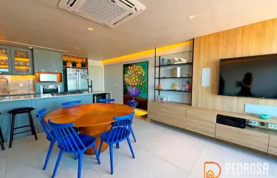 Apartamento em petrópolis com 104 m² - 2 quartos (1 suíte)- 2 vagas- palazzo cristal