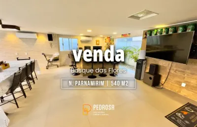 Casa triplex para venda com 540m2 | 4 suítes | energia solar | pub de música privativo na cidade dos bosques parnamirim/rn