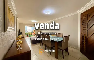 Apartamento a venda com 93 m2 | 3 quartos (1 suíte) | sombra | 2 vagas em lagoa nova natal/rn
