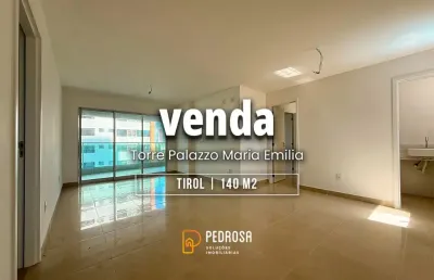 Apartamento a venda com 140 m2 3 suítes | varanda gourmet | 2 vagas em tirol natal/rn