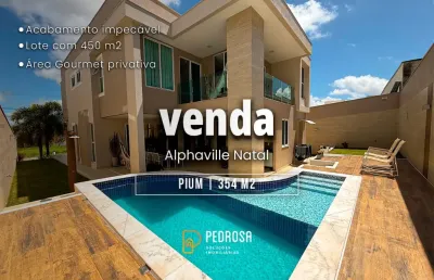 Casa alphaville duplex - 354m2 - 4 suítes - piscina - área gourmet - 6 vagas