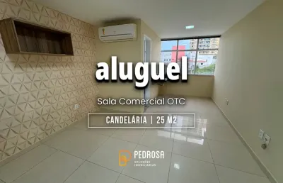 Sala comercial otc | 25m2 | 1 banheiro | 1 vaga | candelária - natal