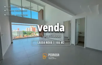 Fanstático apartamento duplex com 165m2 e 3 suíte recém entregue em lagoa nova natal/rn