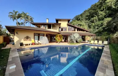 Casa ampla e sofisticada em uma das praias mais preservadas de são sebastião