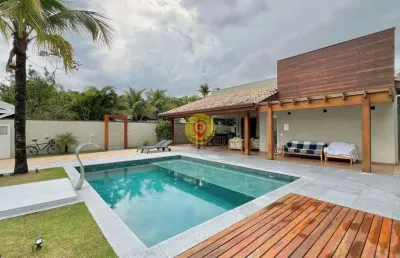 Casa sofisticada em condomínio fechado – estilo, conforto e lazer