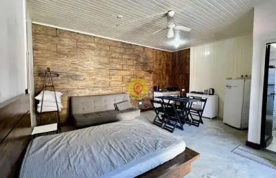 Kitnet para locação anual - frente para o mar, boracéia, são sebastião/sp