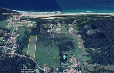 Terreno à venda em garopaba-sc, praia do siriú: 25.791,00 m² a 1200 metros do mar. aproveite essa oportunidade exclusiva!