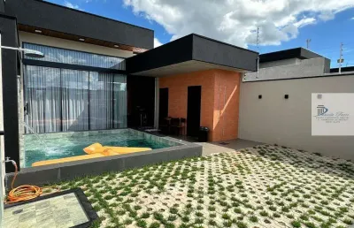 Casa em porto rico mobiliada com piscina aquecida e 02 suítes!