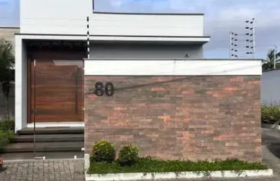 Casa mobiliada no saguaçu | 265 m² | 3 suítes | 1 escritório | piscina | área de festas completa