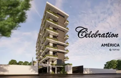 Apartamento no américa | 77 m² | 1 suíte + 1 | 1 vaga de garagem