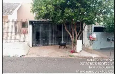 Oportunidade única em mandaguacu - pr | tipo: casa | negociação: leilão  | situação: imóvel