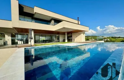 Casa com 3 dormitórios à venda, 611 m² por r$ 7.500.000,00 - village da serra - tremembé/sp
