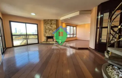 Cobertura duplex com 5 dormitórios à venda, 410 m² por r$ 3.180.000 - alto da lapa - são paulo/sp