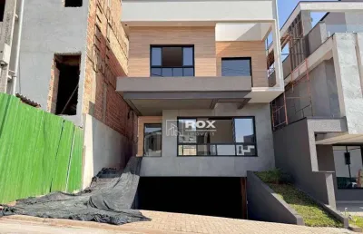 Casa nova em condomínio clube, 3 quartos à venda,  santa cândida - curitiba/pr