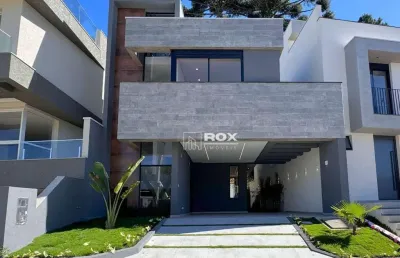 Casa nova com 3 quartos à venda em condomínio - santa cândida - curitiba/pr