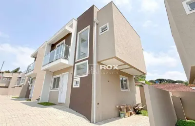 Sobrado com 3 quartos sendo 1 suíte à venda, 88 m² por r$ 550.000 - santa felicidade, curitiba/pr