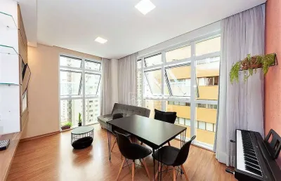 Apartamento mobiliado, 2 quartos à venda - batel - curitiba/pr