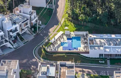 Terreno plano em condomínio fechado à venda, 124 m² por r$ 299.000 - santa cândida - curitiba/pr