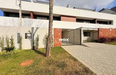 Sobrado novo com 3 quartos à venda - santa felicidade - curitiba/pr
