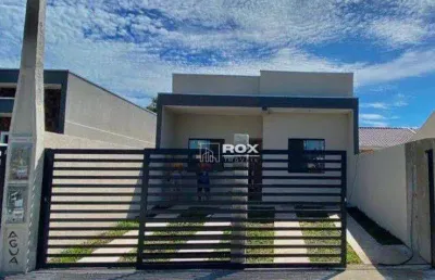 Casa com 2 quarto, sendo 1 suíte à venda, 56 m² por r$ 275.000 - guaciara - matinhos/pr
