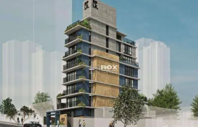 Apartamento stúdio à venda, a partir de 17 m² por r$ 309.000 - água verde, curitiba/pr