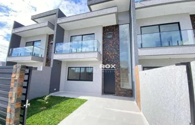 Sobrado com 3 quartos 1 suíte à venda, 117 m² - caravelas, matinhos/pr