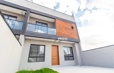Sobrado com 3 quartos sendo 1 suíte à venda, 101 m² por r$ 629.000 - xaxim - curitiba/pr