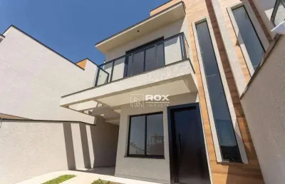 Sobrado com 3 quartos à venda, 103 m² - atuba, curitiba/pr