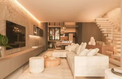 Sobrado com 3 quartos suítes  à venda, 242 m² - santa felicidade, curitiba/pr