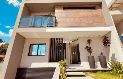 Casa mobiliada, 4 quartos, elevador, em condomínio à venda - santa cândida - curitiba/pr