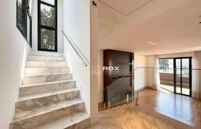 Casa 3 suítes, mobiliada, em condomínio - santa felicidade - curitiba/pr