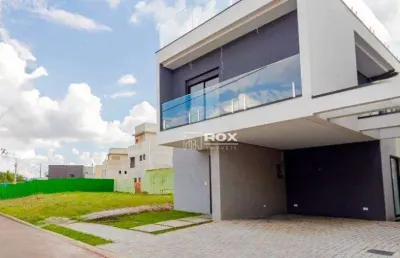 Casa nova em condomínio, 3 suítes à venda - santa cândida - curitiba/pr
