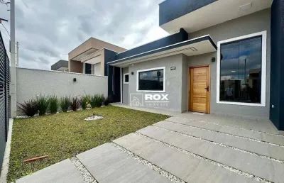 Casa térrea com 3 quartos à venda, 71 m² por r$ 450.000 - eucaliptos - fazenda rio grande/pr