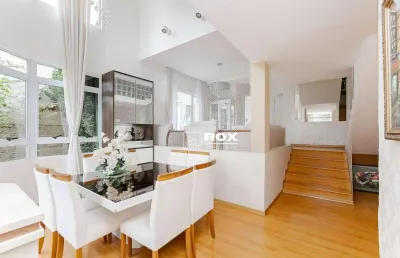 Casa em condomínio fechado com 3 suítes e piscina para locação, 290 m² por r$ 11.500,00 - são lourenço, curitiba/pr
