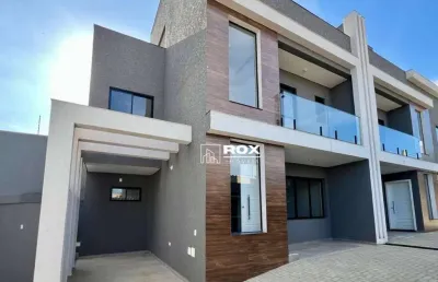 Sobrado triplex com 3 quartos 1 suite à venda, 106 m² por r$ 680.000 - tingui, curitiba/pr