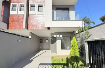 Sobrado alto padrão com 3 quartos 1 suíte à venda, 164 m² por r$ 1.199.000 - água verde - curitiba/pr