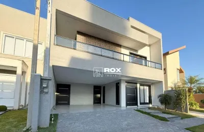 Casa mobiliada em condomínio, 3 suítes a venda - afonso pena - são josé dos pinhais/pr