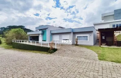Casa térrea em condomínio fechado à venda, 195 m² por r$ 1.690.000 - araucária - araucária/pr