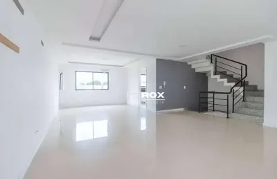 Casa em condomínio fechado com 4 quartos para alugar, 314 m² por r$ 14.000/mês, campo comprido - curitiba/pr