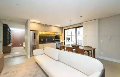 Apartamento de alto padrão mobiliado com 2 quartos à venda, 83 m² por r$ 1.250.000 - cristo rei, curitiba/pr