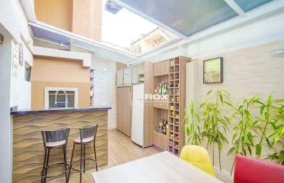 Sobrado em condomínio com 3 quartos à venda, 169 m² por r$ 749.000 - campo comprido - curitiba/pr