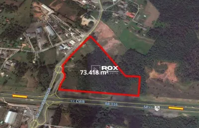 Terreno à venda, 73418 m² por r$ 23.127.000 - colônia rio grande, são josé dos pinhais/pr