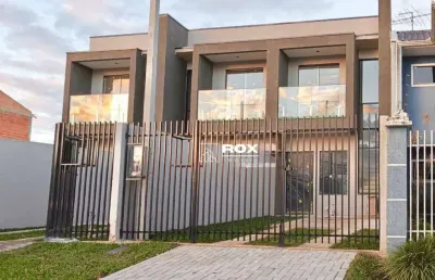 Sobrado novo com 3 quartos à venda - pinheirinho - curitiba/pr